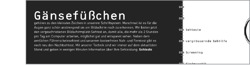 Anzeige Gnsefchen: Sehteste